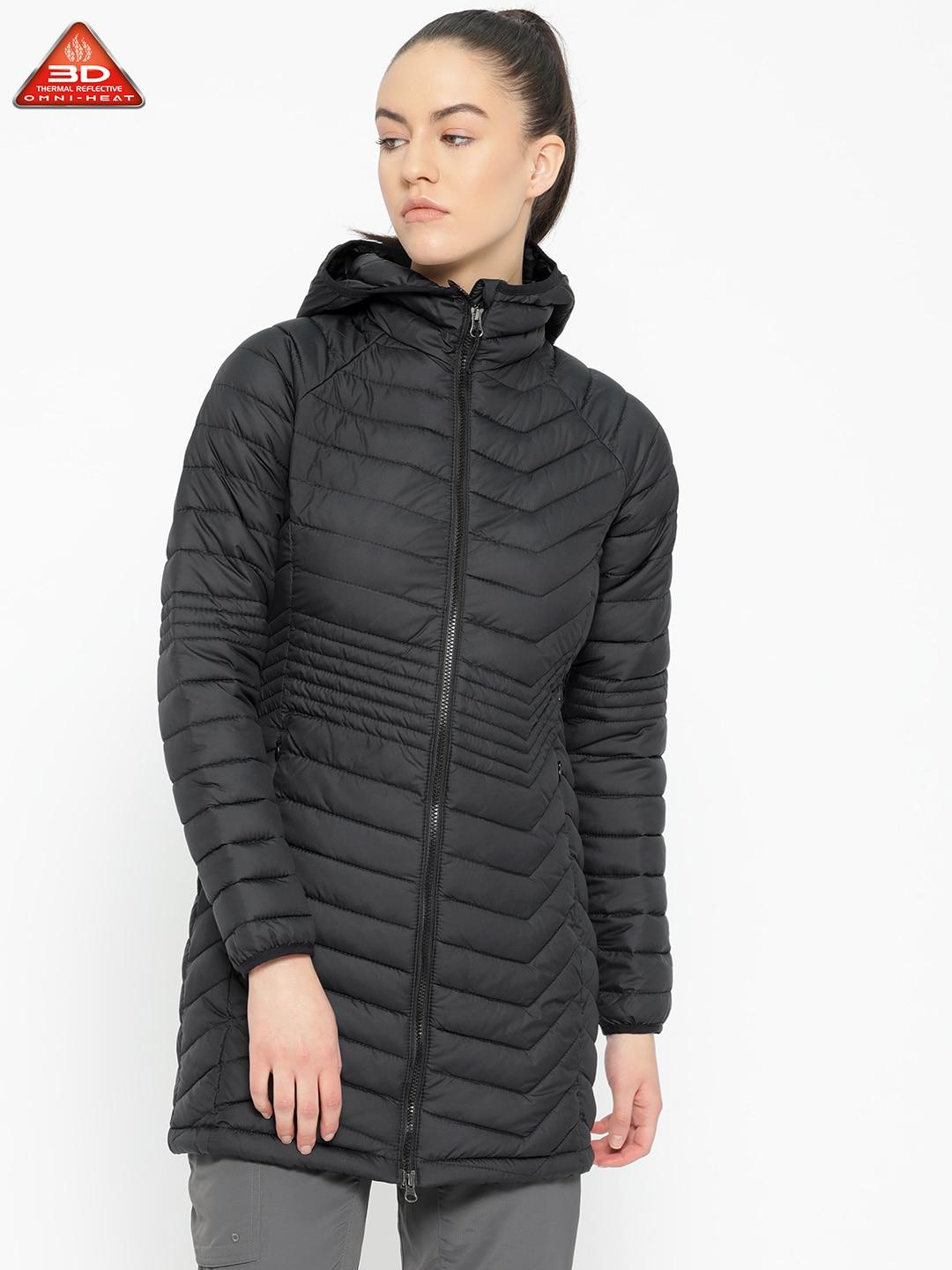 Columbia Women Black Powder Lite Mid Jacket - Main Image