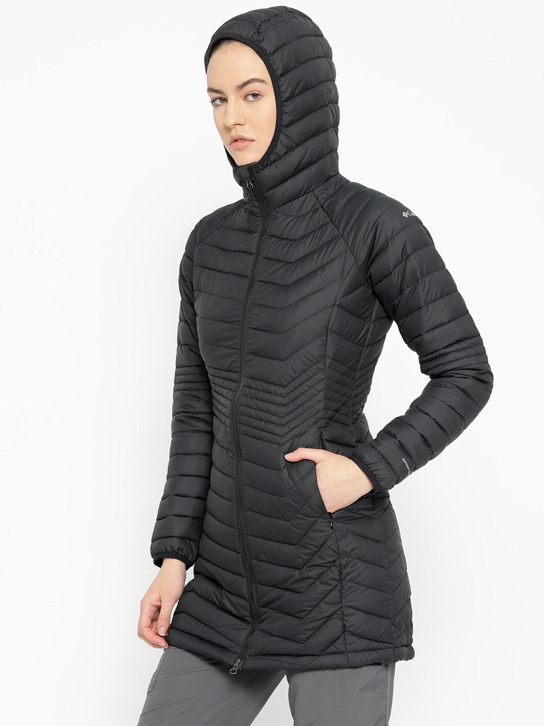 Columbia Women Black Powder Lite Mid Jacket