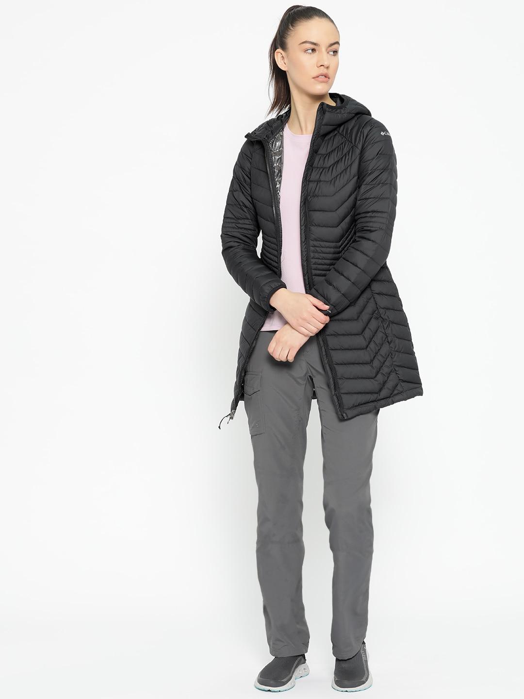 Columbia Women Black Powder Lite Mid Jacket