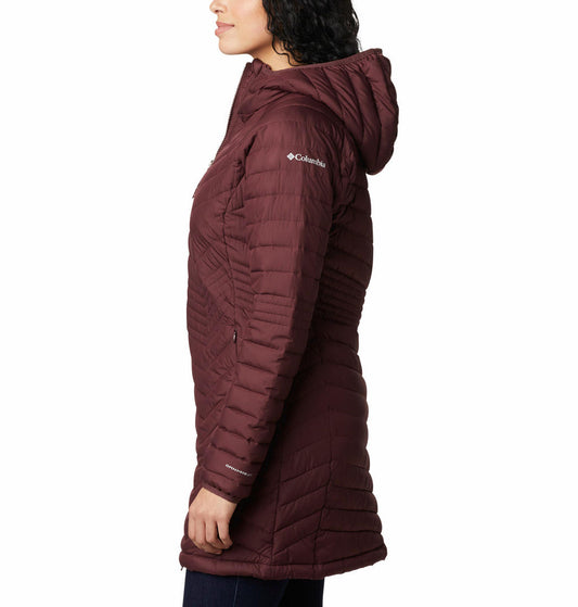 Columbia Women Maroon Powder Lite Mid Jacket