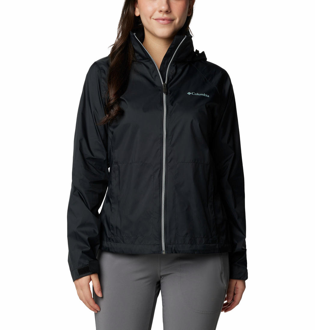 Columbia Women Black Switchback III Rain Jacket