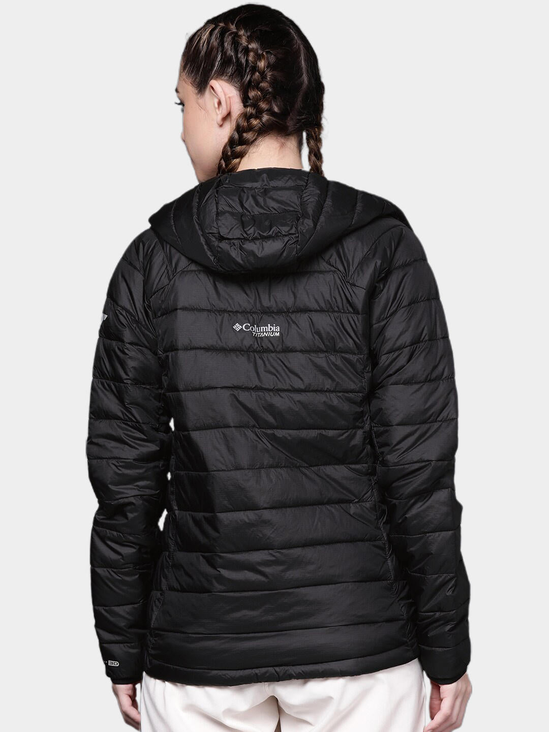 Columbia Women Black Snow Country Hooded Jacket