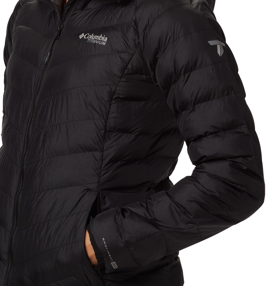 Columbia Women Black Snow Country Hooded Jacket