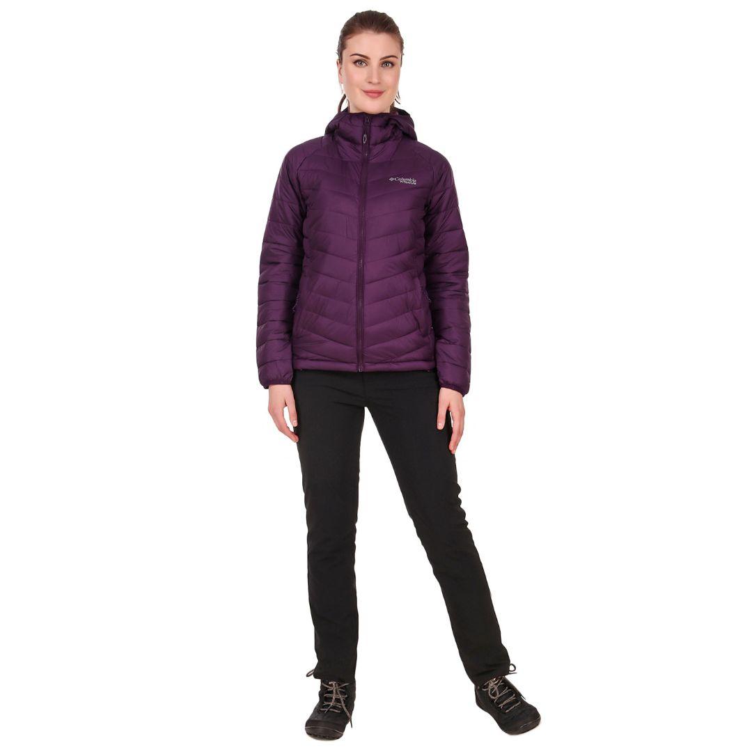 Columbia Women Purple Snow Country Hooded Jacket