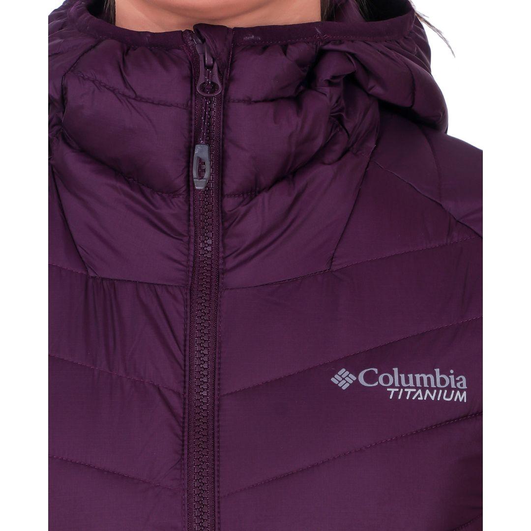 Columbia Women Purple Snow Country Hooded Jacket