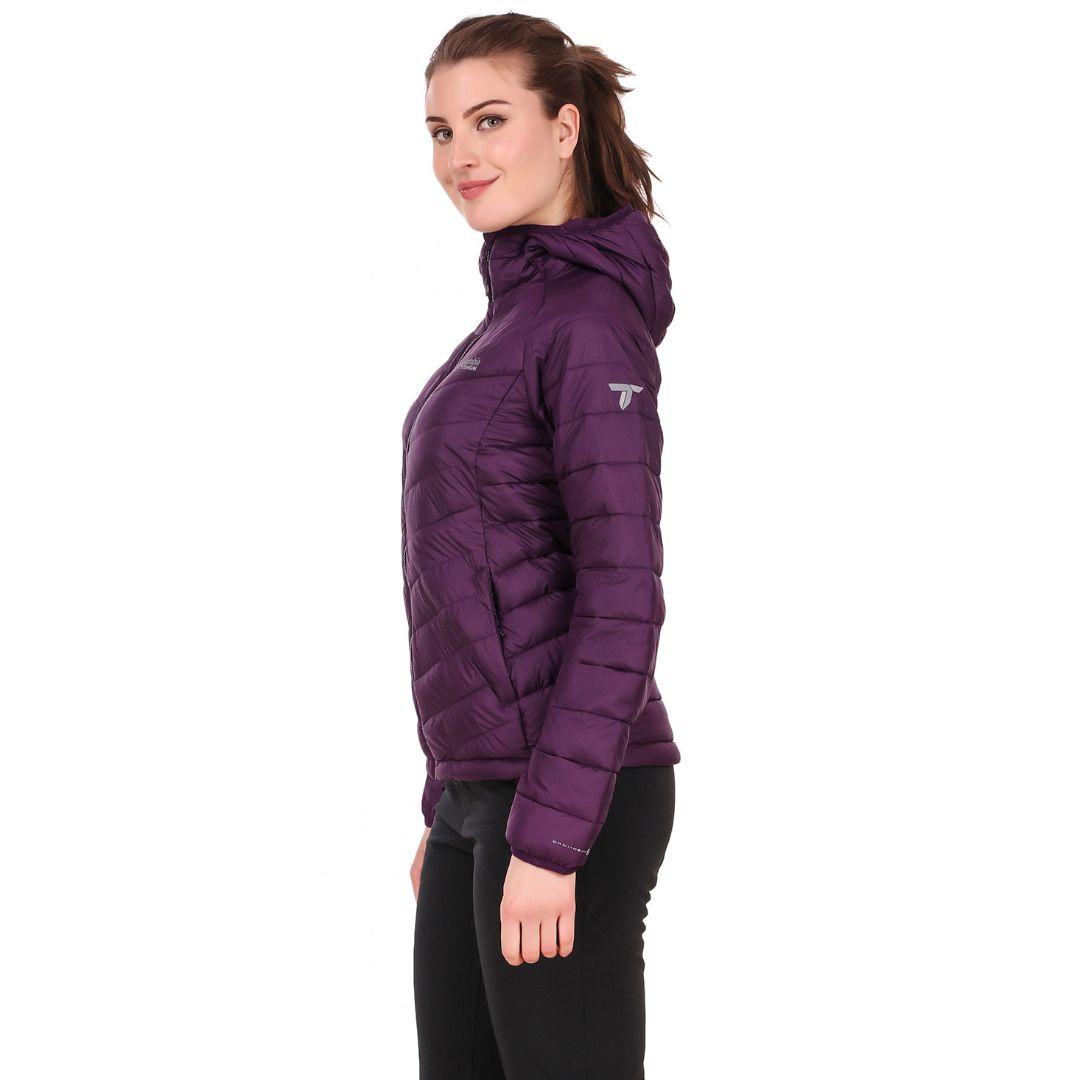 Columbia Women Purple Snow Country Hooded Jacket