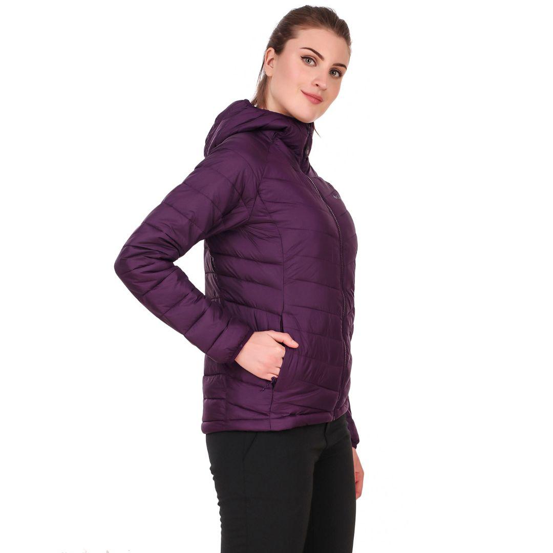 Columbia Women Purple Snow Country Hooded Jacket
