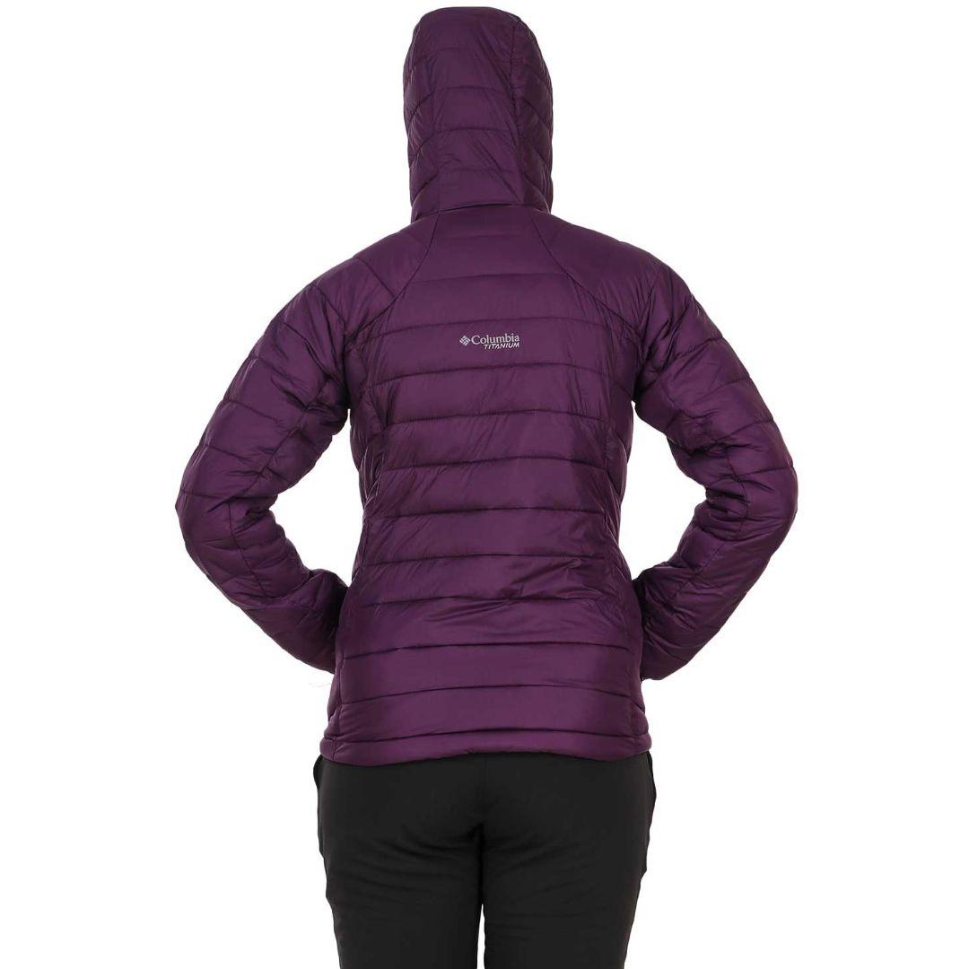 Columbia Women Purple Snow Country Hooded Jacket