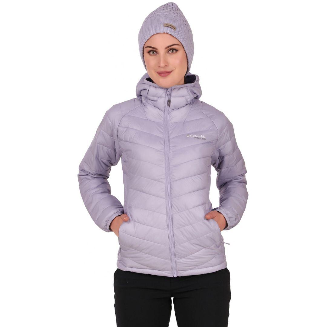 Columbia Women Purple Snow Country Hooded Jacket