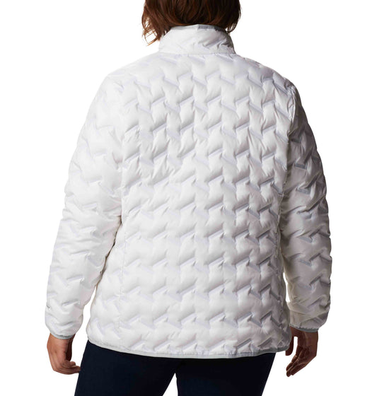 Columbia Women White Omni-Heat Reflective Delta Ridge Down Jacket