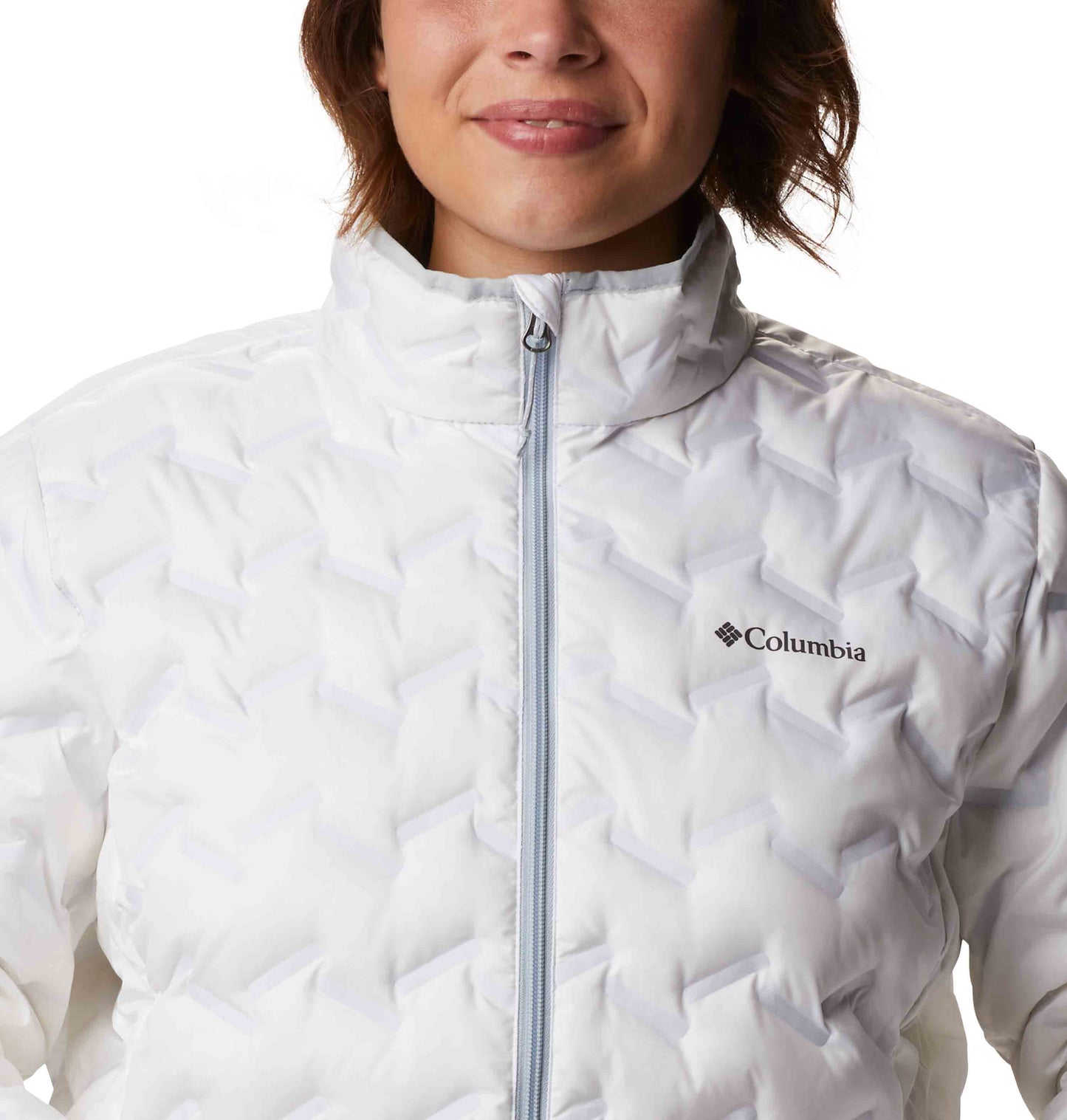 Columbia Women White Omni-Heat Reflective Delta Ridge Down Jacket