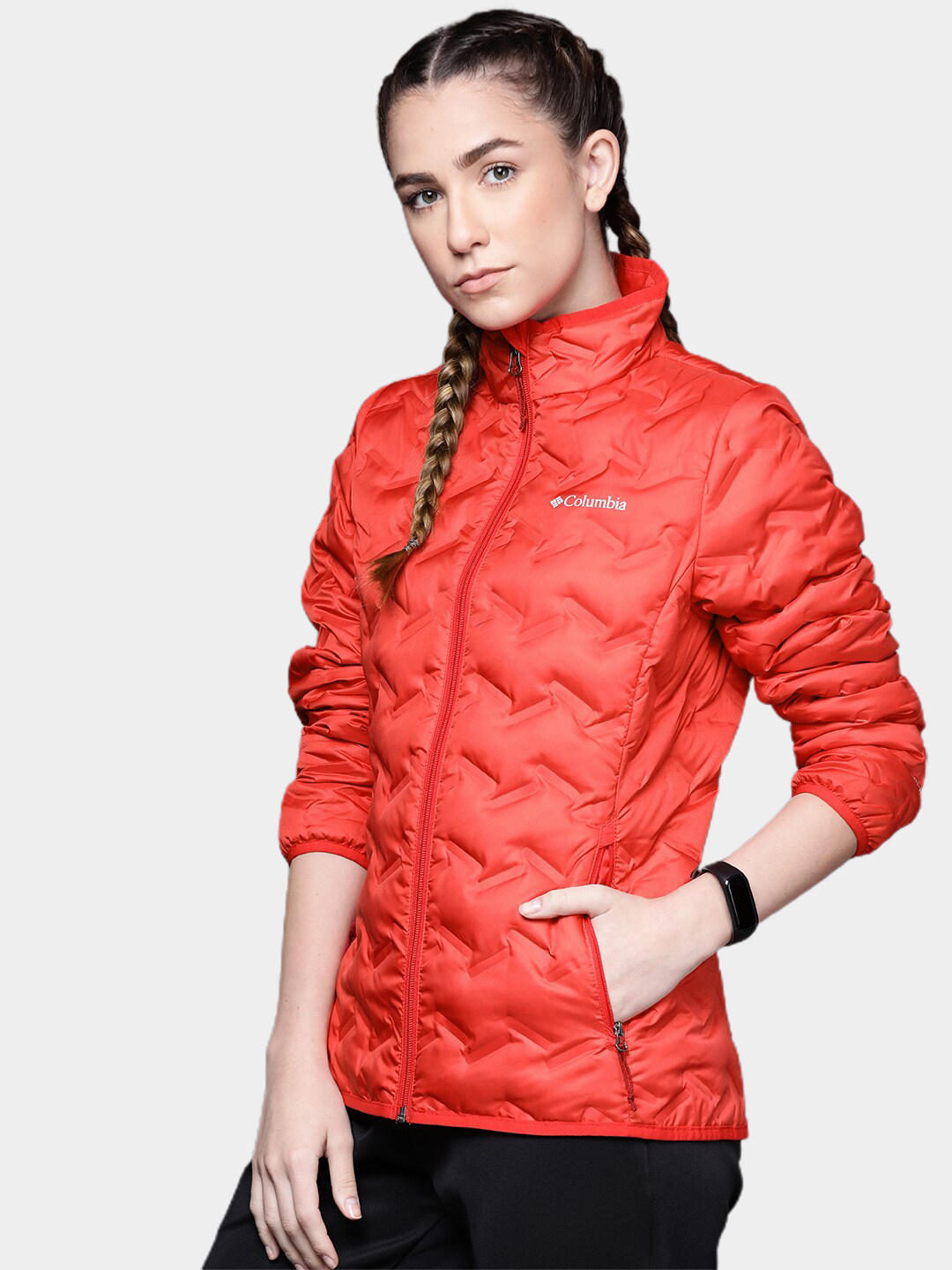 Columbia Women Red Delta Ridge Down Jacket