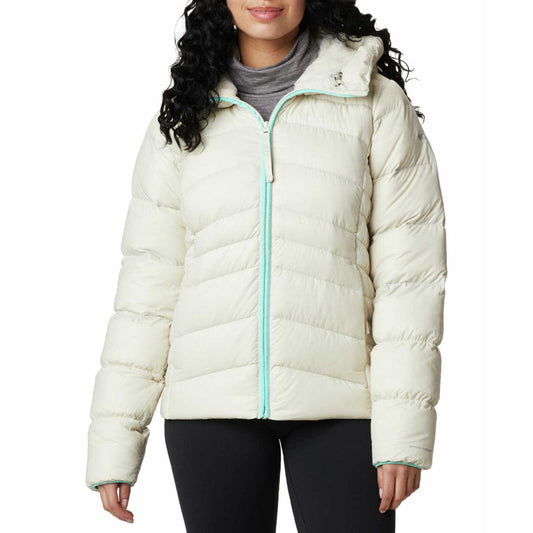 Columbia Women White Omni-Heat Reflective Autumn Park Hooded Jacket