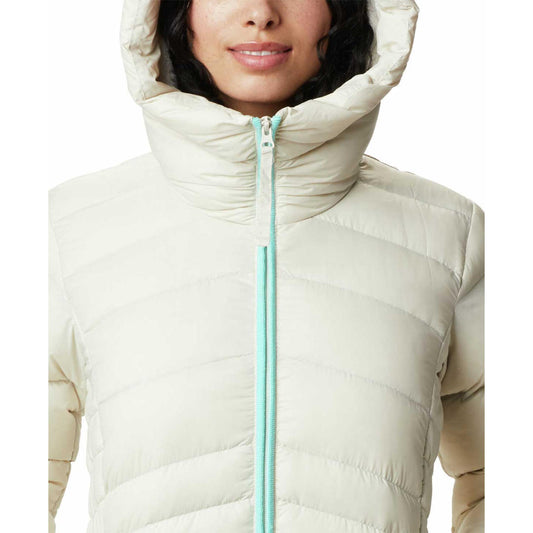 Columbia Women White Omni-Heat Reflective Autumn Park Hooded Jacket