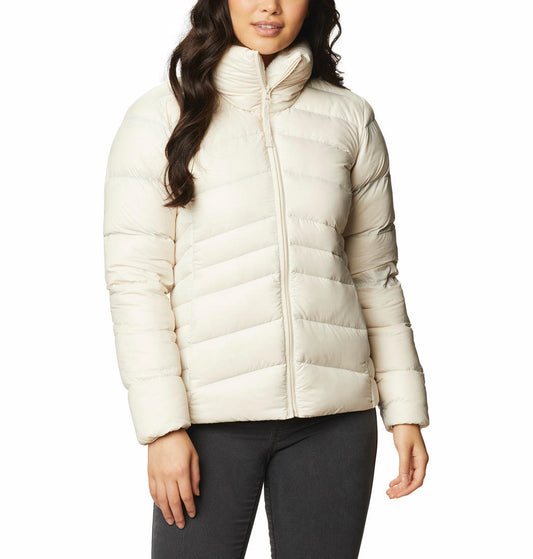 Columbia Women White Omni-Heat Reflective Autumn Park Down Jacket
