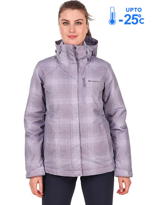 Columbia Women Purple Whirlibird IV Interchange Jacket