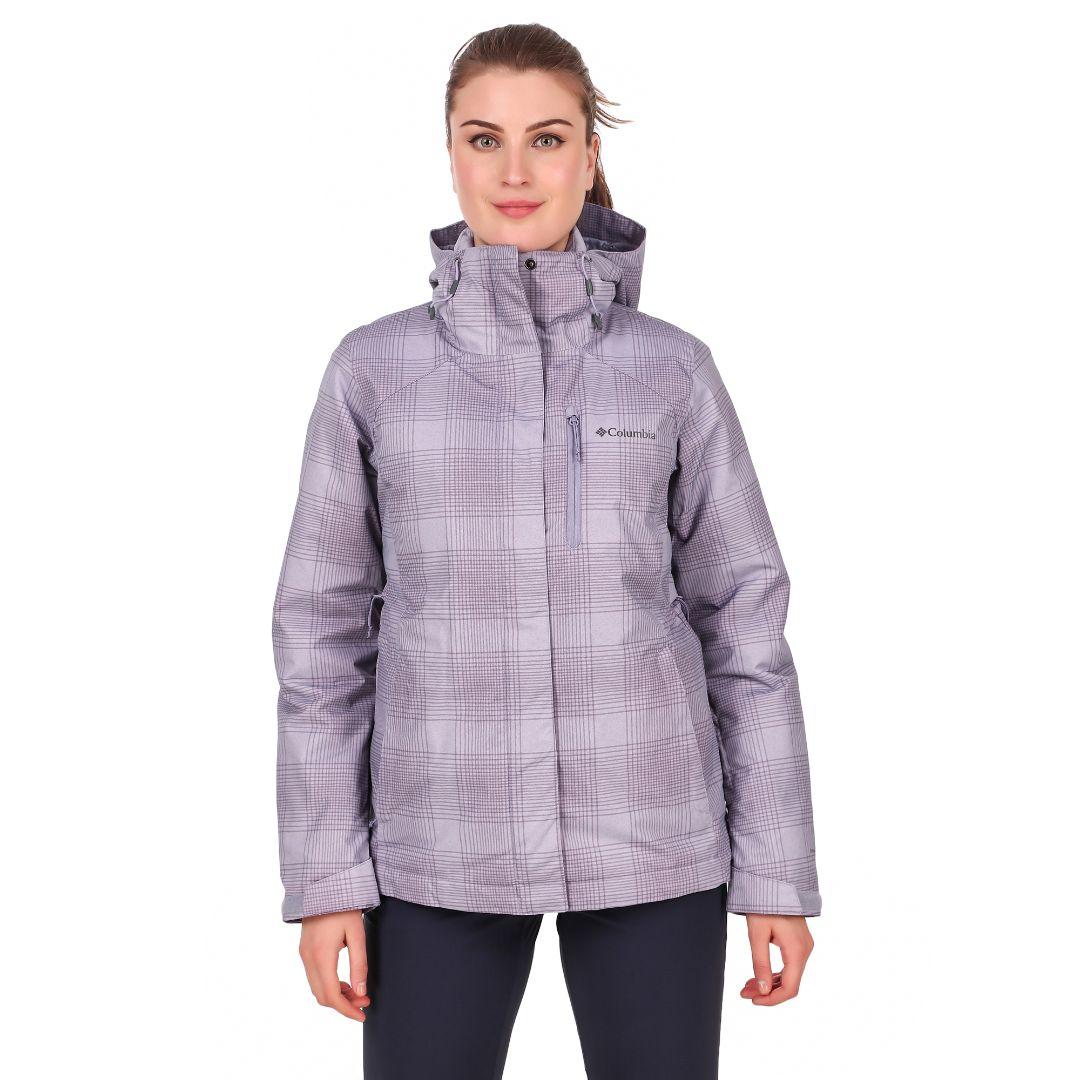 Columbia Women Purple Whirlibird IV Interchange Jacket
