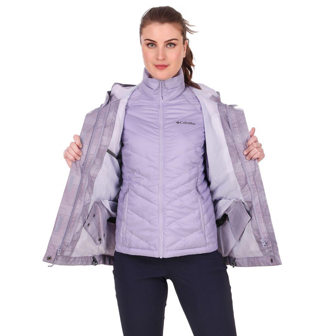 Columbia Women Purple Whirlibird IV Interchange Jacket