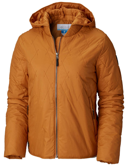 Columbia Women Yellow Omni-Heat Reflective Castle Crest Jacket