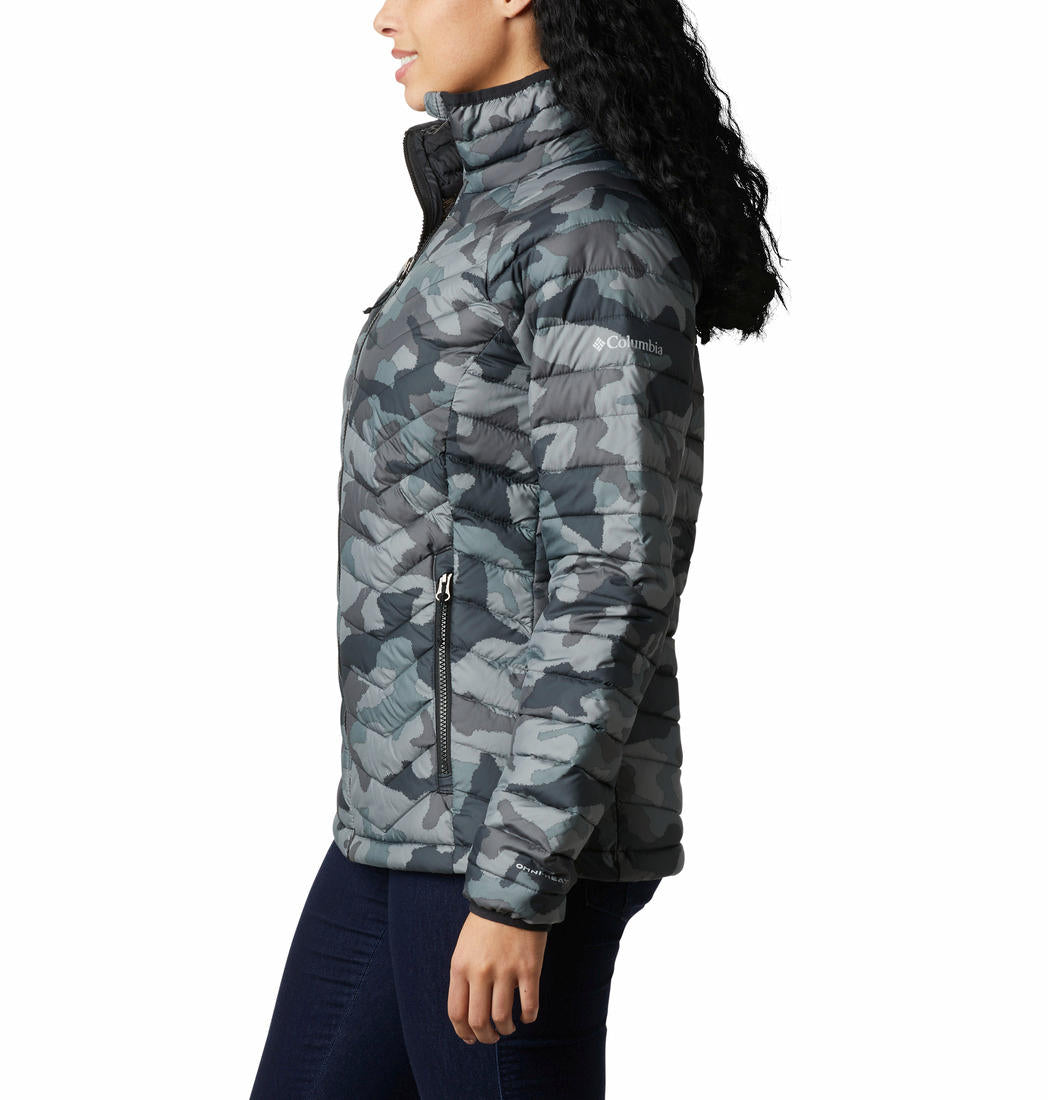 Columbia Women Grey Powder Lite Jacket