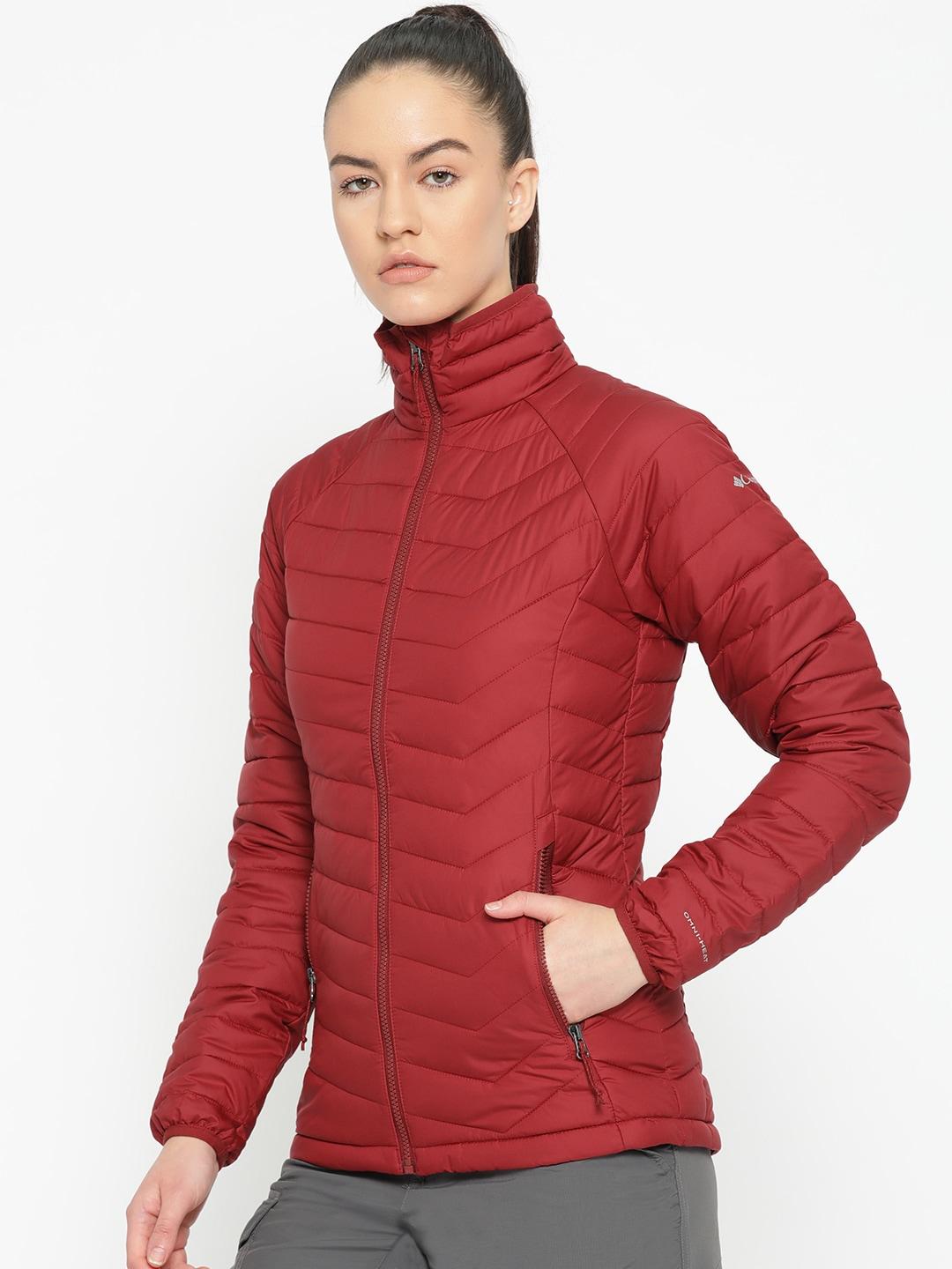 Columbia Women Red Powder Lite Jacket