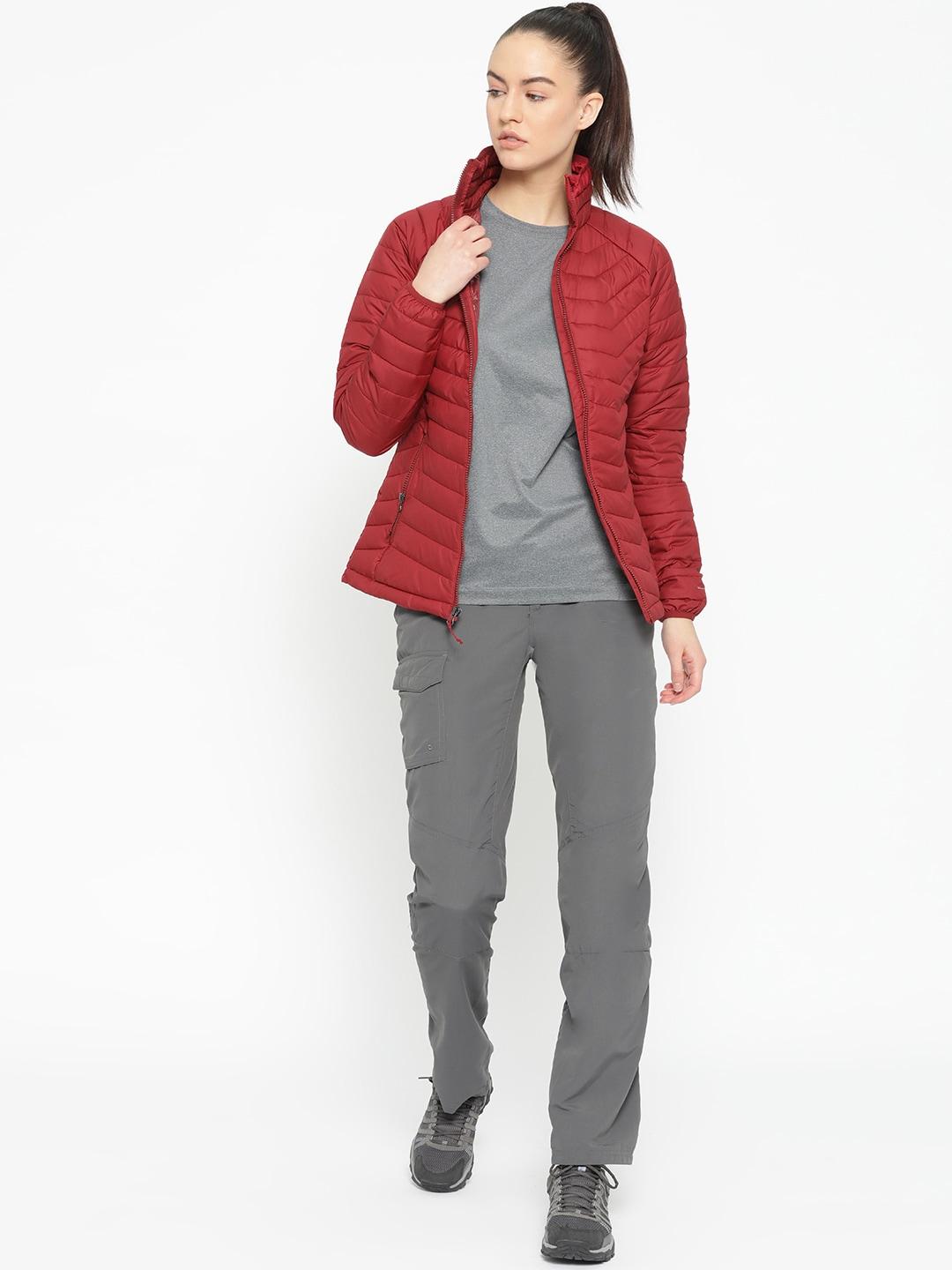 Columbia Women Red Powder Lite Jacket