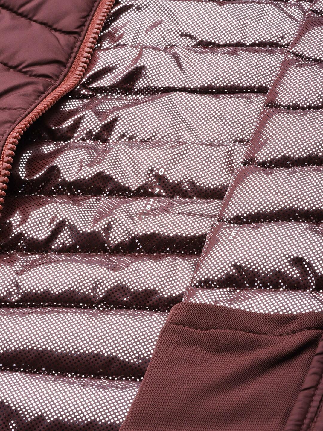 Columbia Women Maroon Powder Lite Jacket