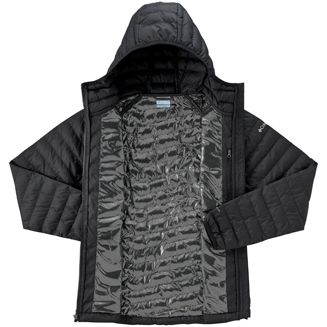 Columbia Women Black Powder Lite Hooded Jacket