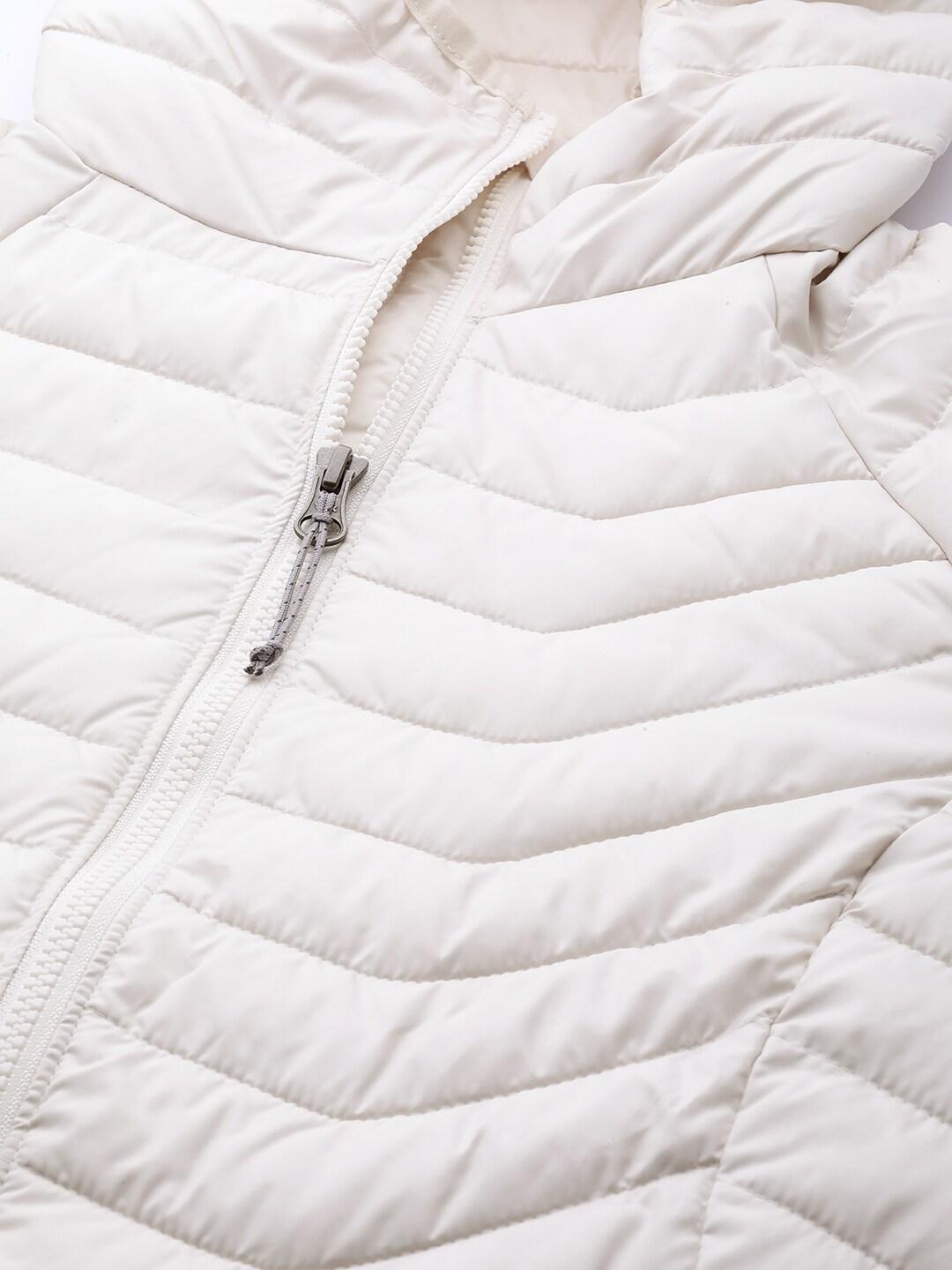 Columbia Women White Powder Lite Hooded Jacket