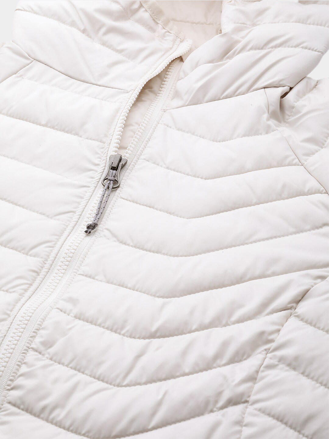 Columbia Women White Powder Lite Hooded Jacket