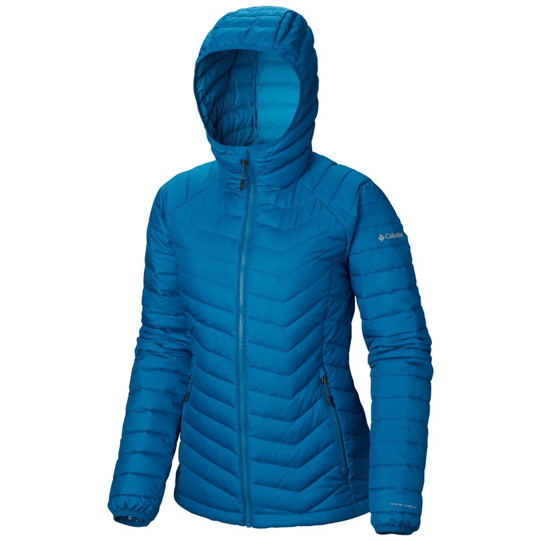 Columbia Women Blue Powder Lite Hooded Jacket