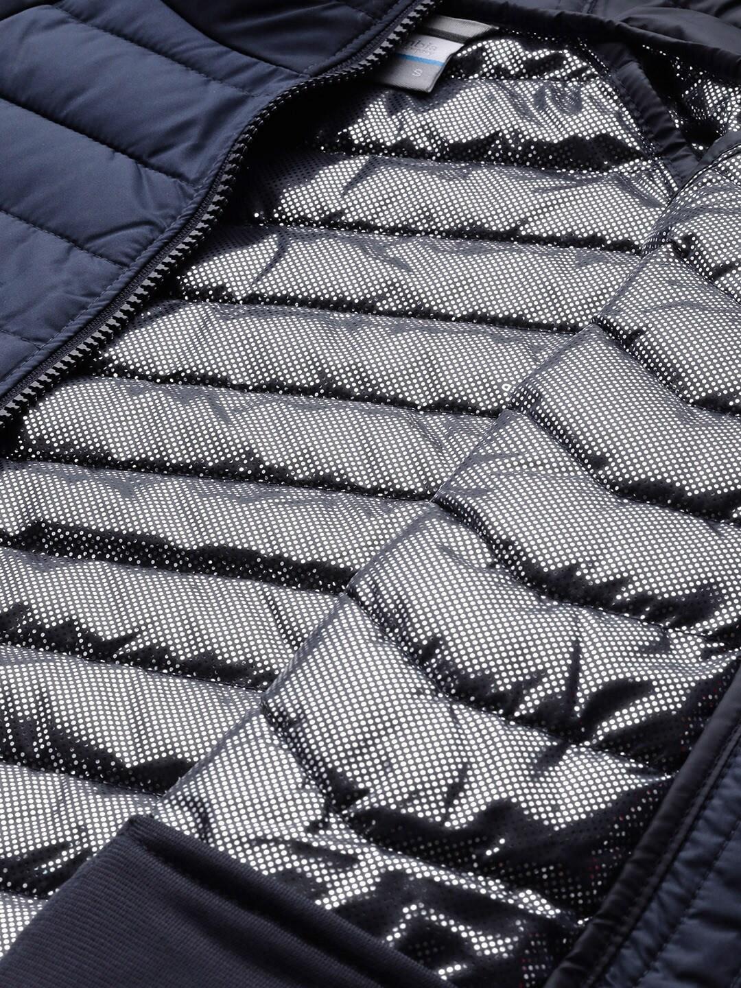 Columbia Women Navy Blue Powder Lite Hooded Jacket