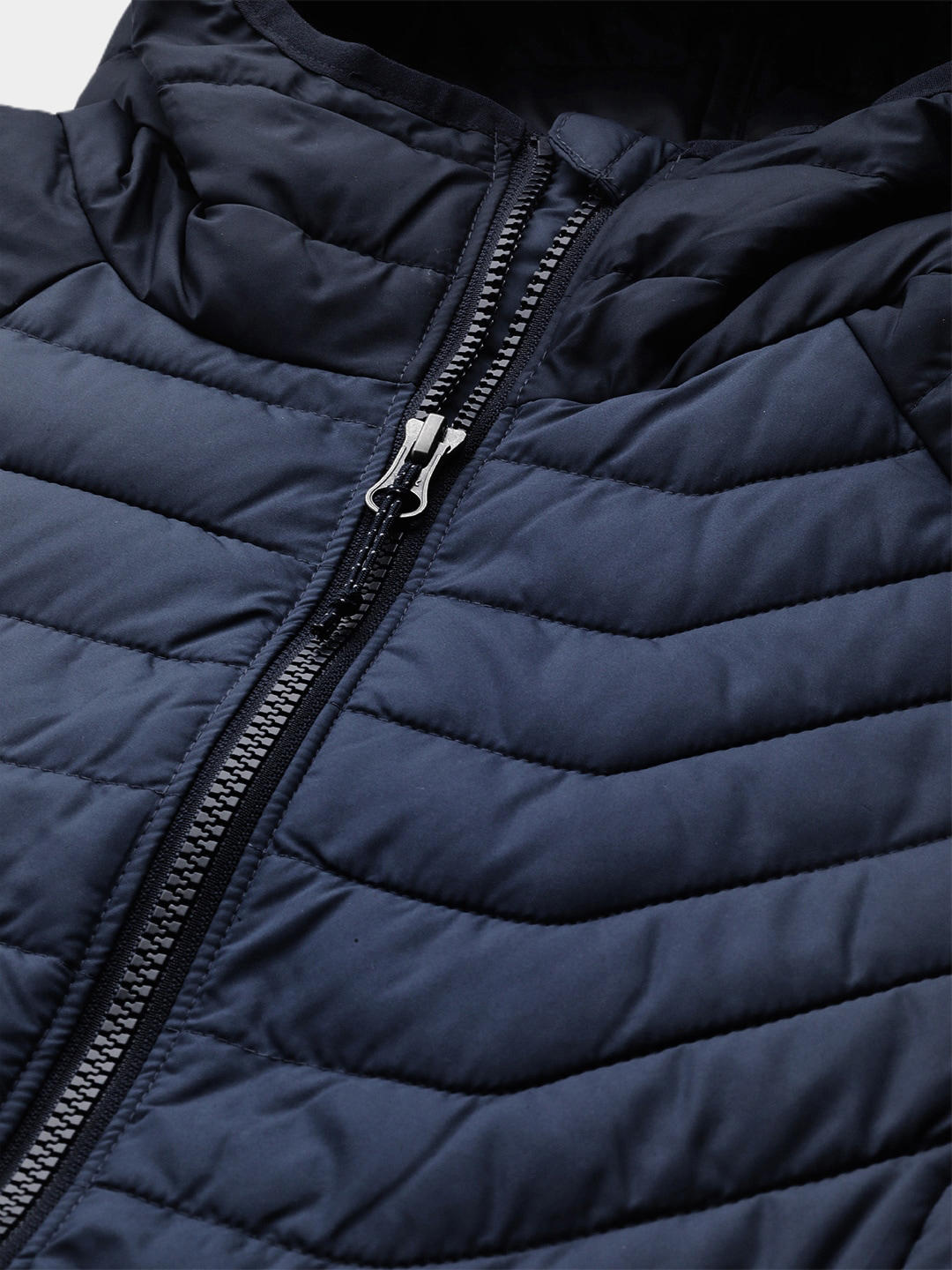 Columbia Women Navy Blue Powder Lite Hooded Jacket