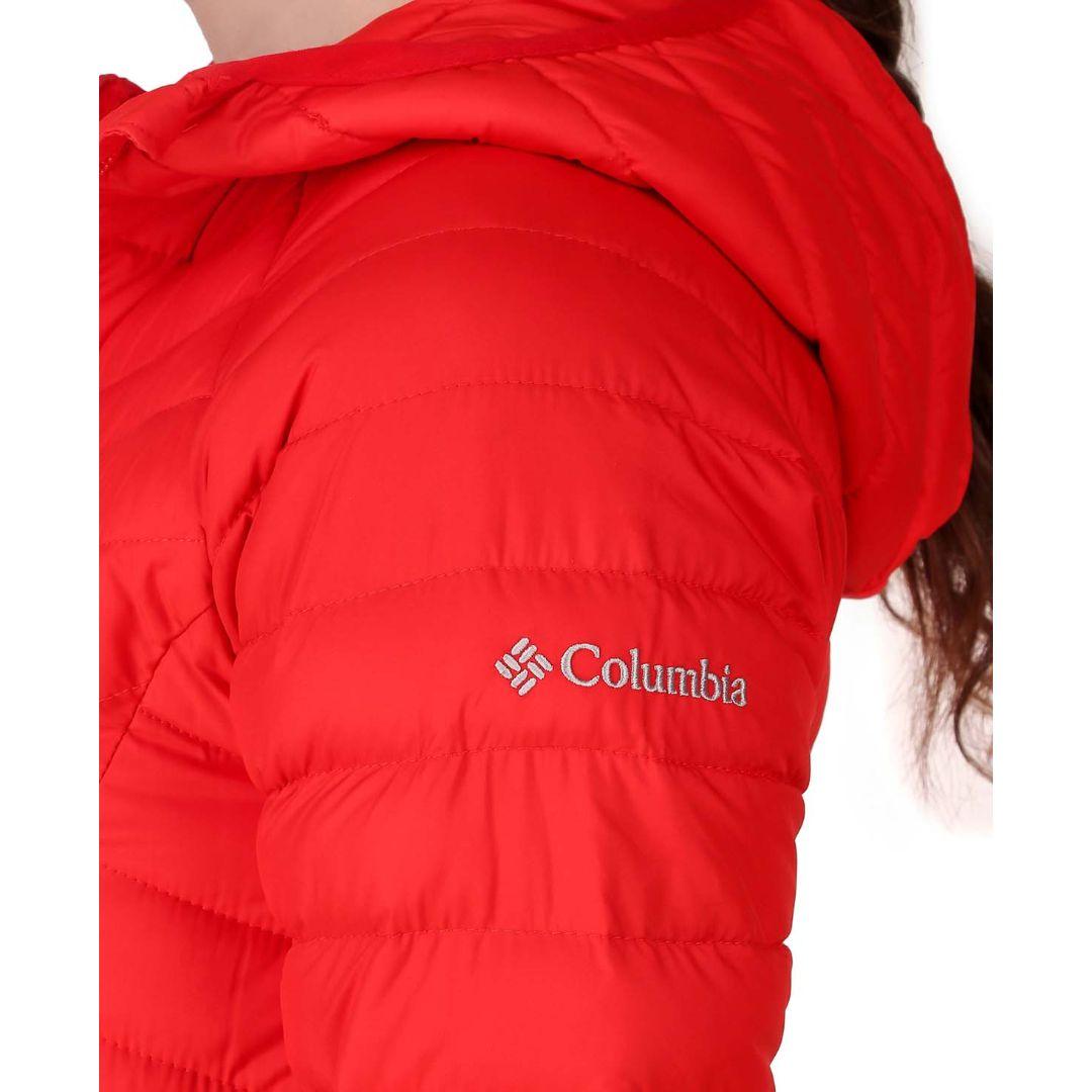 Columbia Women Red Powder Lite Hooded Jacket