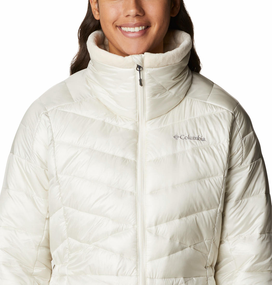 Columbia Women White Omni-Heat Infinity Joy Peak Novelty Jacket