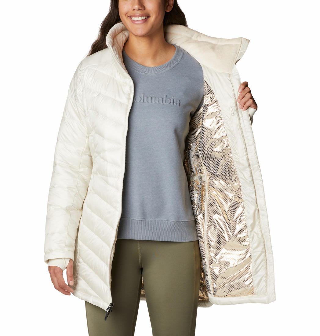 Columbia Women White Omni-Heat Infinity Joy Peak Novelty Jacket