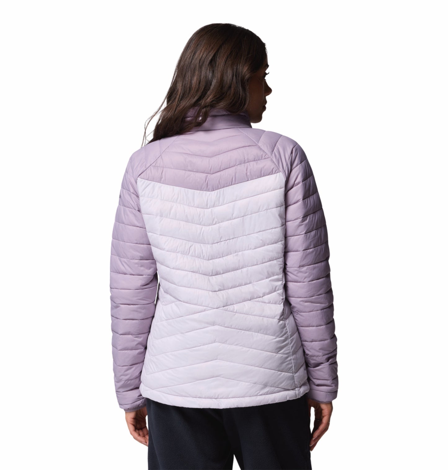 Columbia Women Purple Omni-Shield Powder Pass Down Jacket
