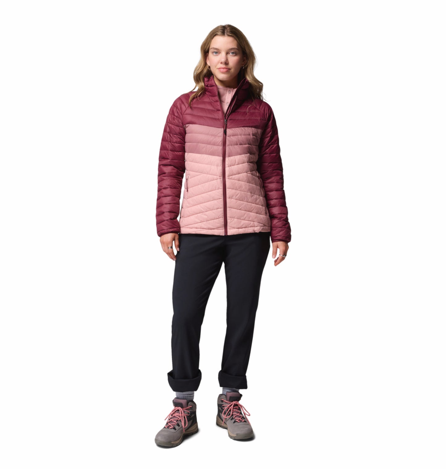 Columbia Women Pink Omni-Shield Powder Pass Down Jacket