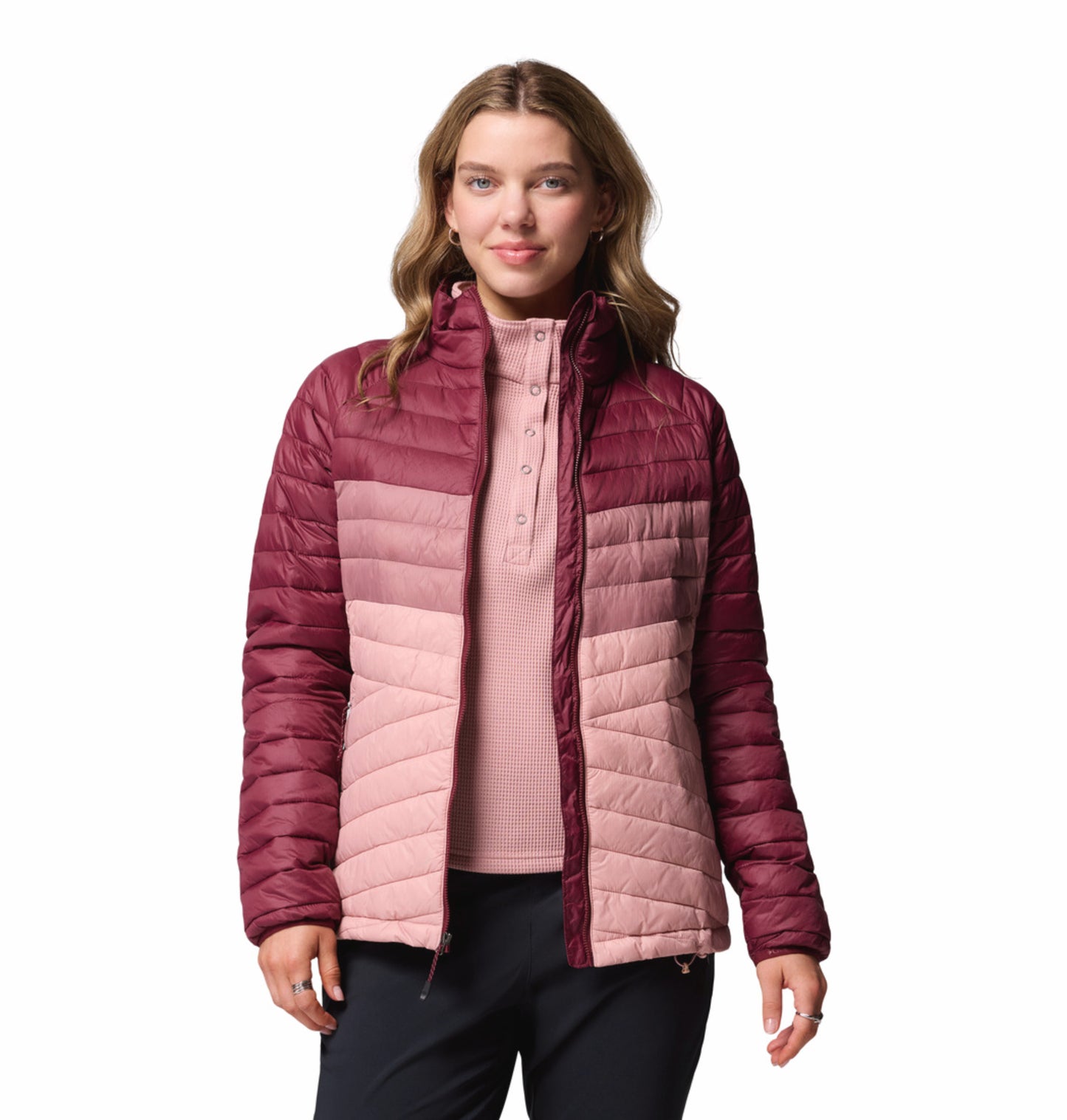 Columbia Women Pink Omni-Shield Powder Pass Down Jacket