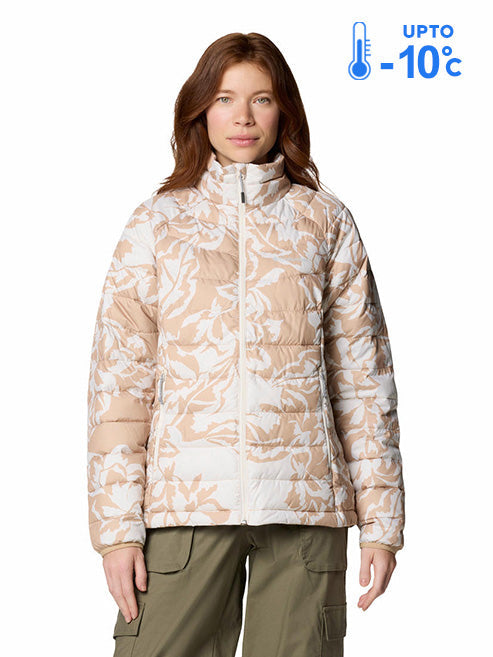 Columbia Women Brown Omni-Heat Reflective Powder Lite II Down Jacket