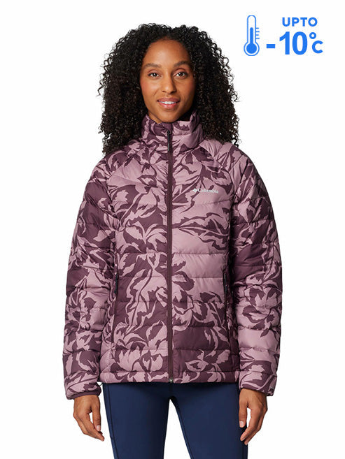 Columbia Women Red Omni-Heat Reflective Powder Lite II Down Jacket