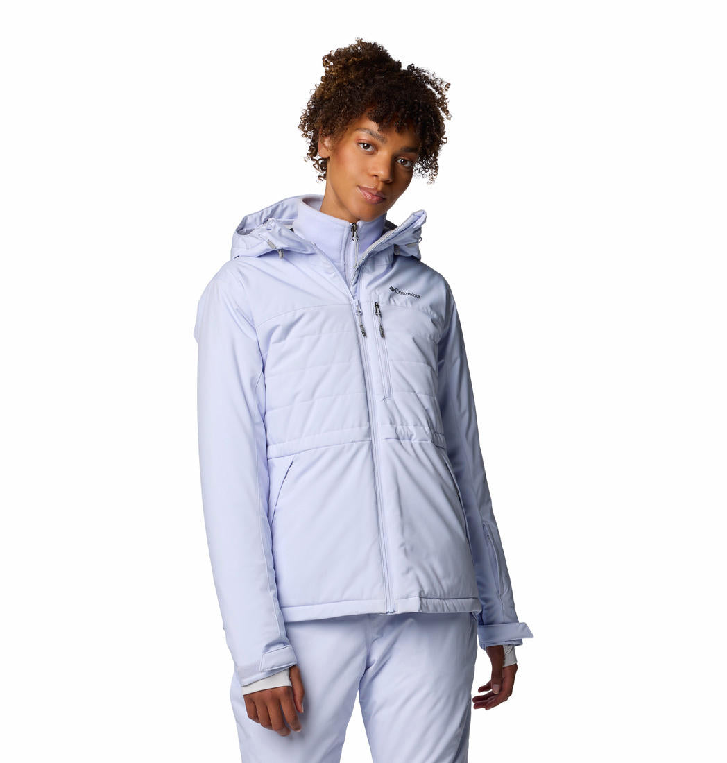 Columbia Womens Purple Powdered Peak Insulated Jacket