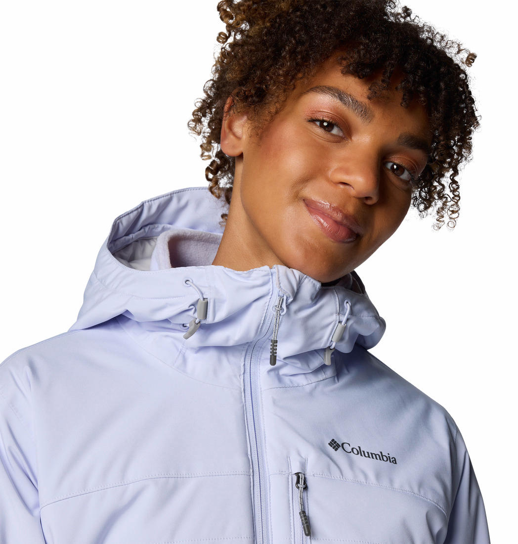 Columbia Womens Purple Powdered Peak Insulated Jacket