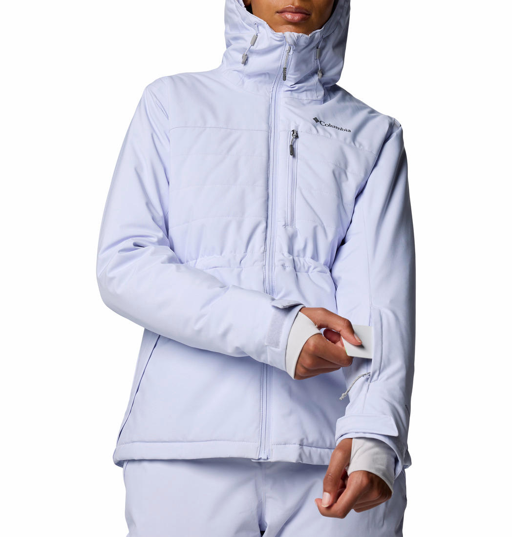 Columbia Womens Purple Powdered Peak Insulated Jacket