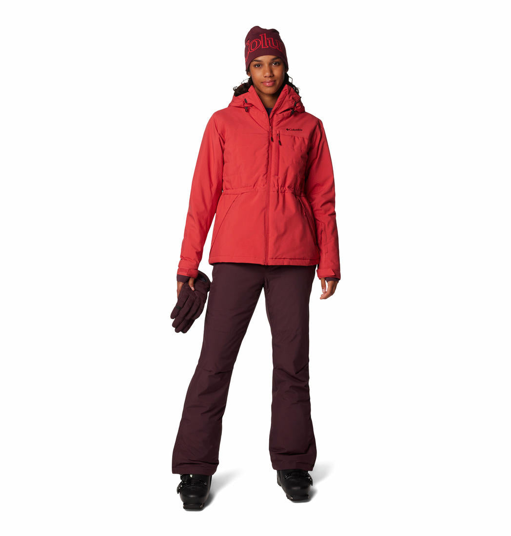 Columbia Womens Red Powdered Peak Insulated Jacket