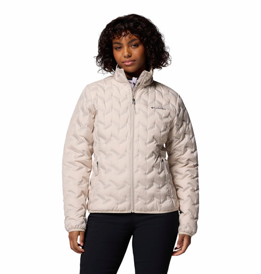 Columbia Women Beige Omni-Heat Reflective Delta Ridge II Down Jacket