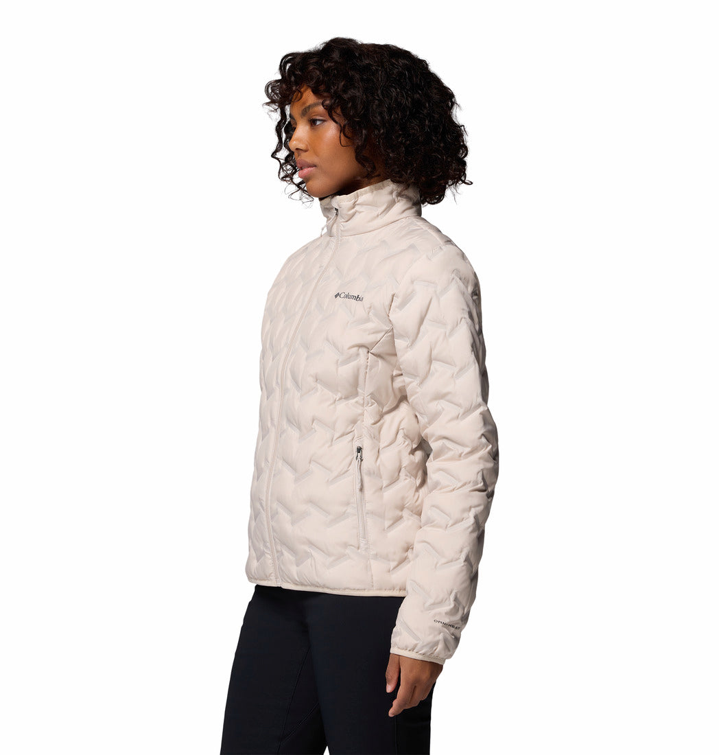 Columbia Women Beige Omni-Heat Reflective Delta Ridge II Down Jacket (Plus Size)