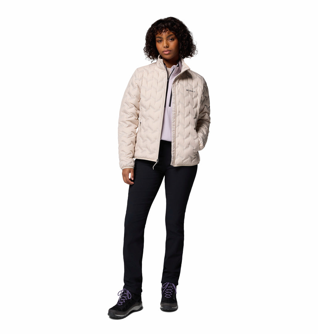 Columbia Women Beige Omni-Heat Reflective Delta Ridge II Down Jacket (Plus Size)