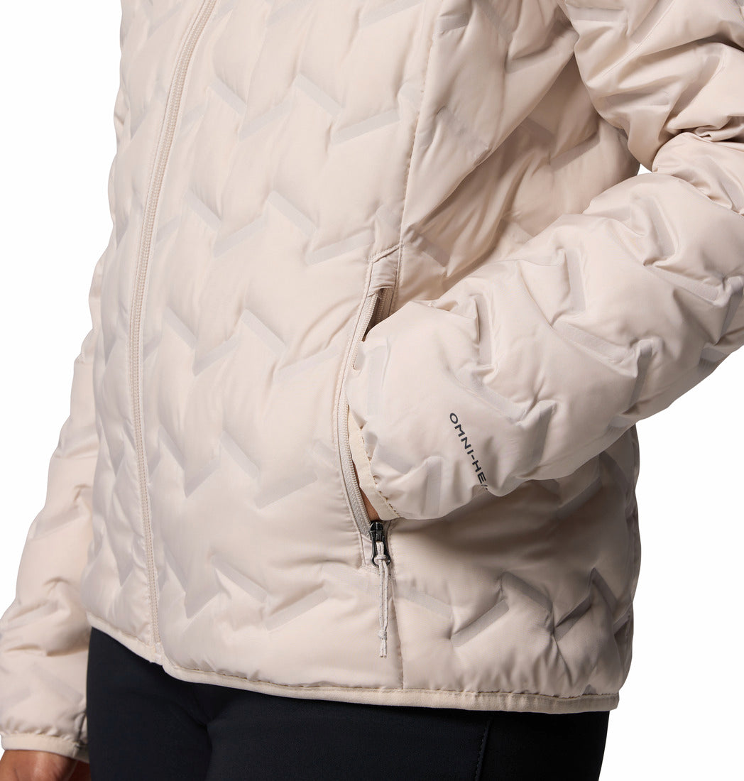 Columbia Women Beige Omni-Heat Reflective Delta Ridge II Down Jacket (Plus Size)