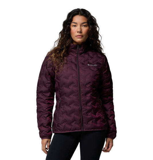 Columbia Women Red Omni-Heat Reflective Delta Ridge II Down Jacket